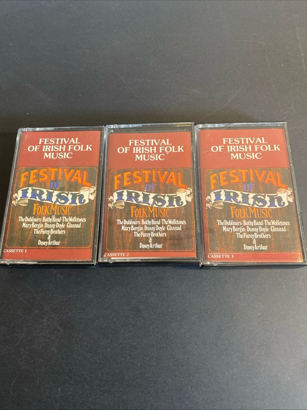 Festival Of Irish‎ Folk Music 3 Cassette Set